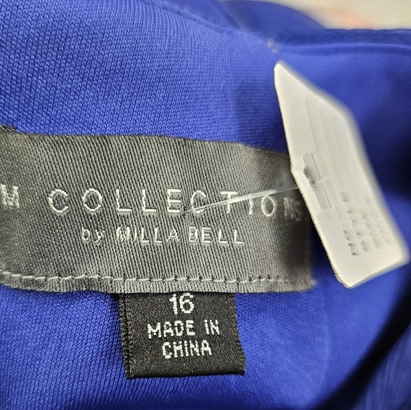 KM COLLECTIONS By MILLA BELL Short Rosette Dress - Picture 5 of 6